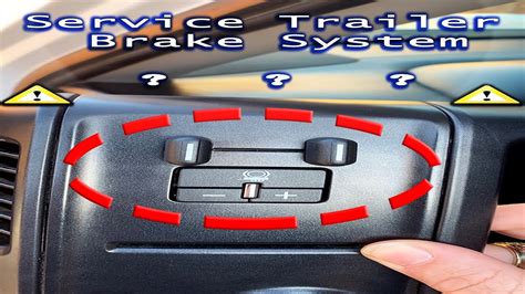 How to turn off service trailer brake system. Things To Know About How to turn off service trailer brake system. 